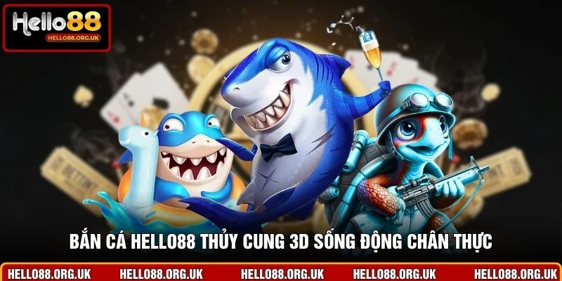Bắn cá Hello88 thủy cung 3D sống động chân thực