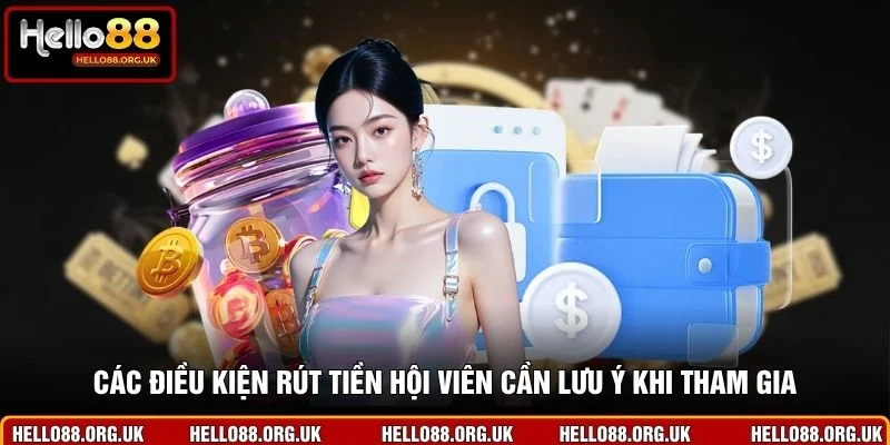 Các điều kiện rút tiền hội viên cần lưu ý khi tham gia