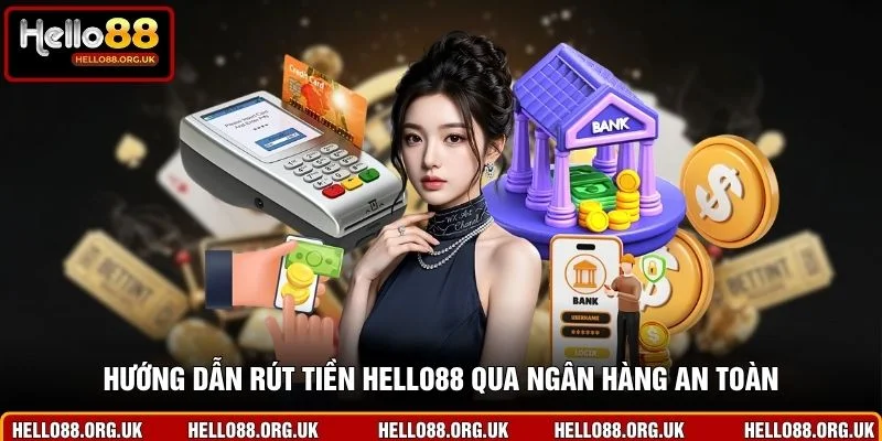 Hướng dẫn Rút tiền Hello88 qua ngân hàng an toàn
