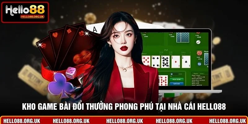 Kho game bài đổi thưởng phong phú tại nhà cái Hello88
