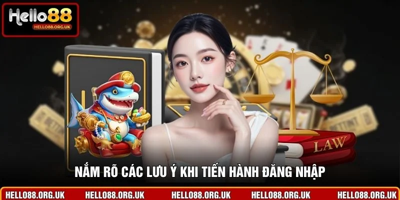 Nắm rõ các lưu ý khi tiến hành đăng nhập