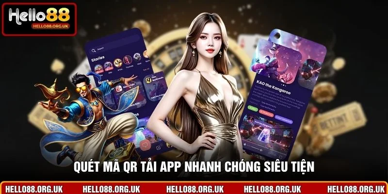 Quét mã QR tải app nhanh chóng siêu tiện